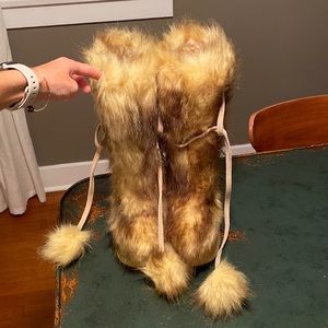 Colin Stuart Fur Boots